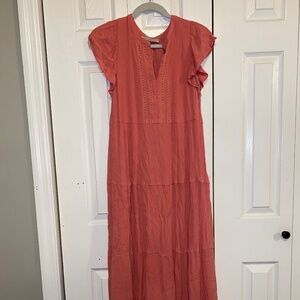 Loft size 4 maxi high low dress